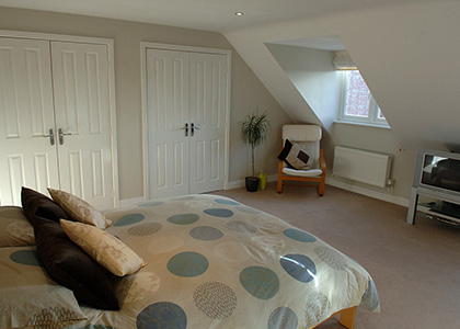 Loft conversion bedroom